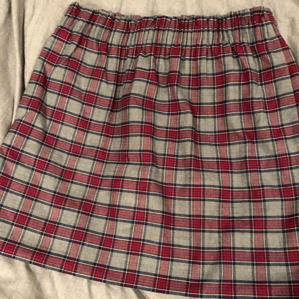 Plaid Jcrew Skirt